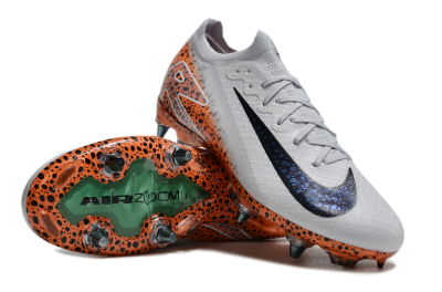 Nike Air Zoom Mercurial Vapor 16 Elite SG Football Boots - Grey/Black/Leopard
