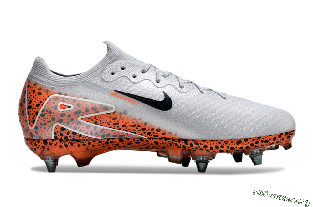 Nike Air Zoom Mercurial Vapor 16 Elite SG Football Boots - Grey/Black/Leopard 7