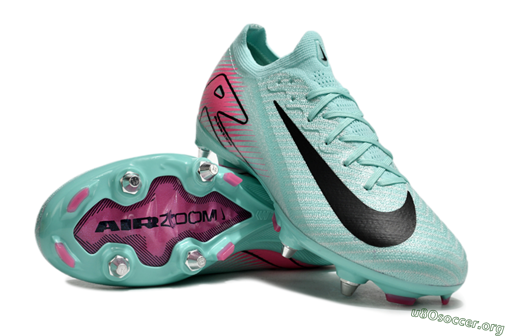 Nike Air Zoom Mercurial Vapor 16 Elite SG Football Boots - Jade/Black/Pink 0