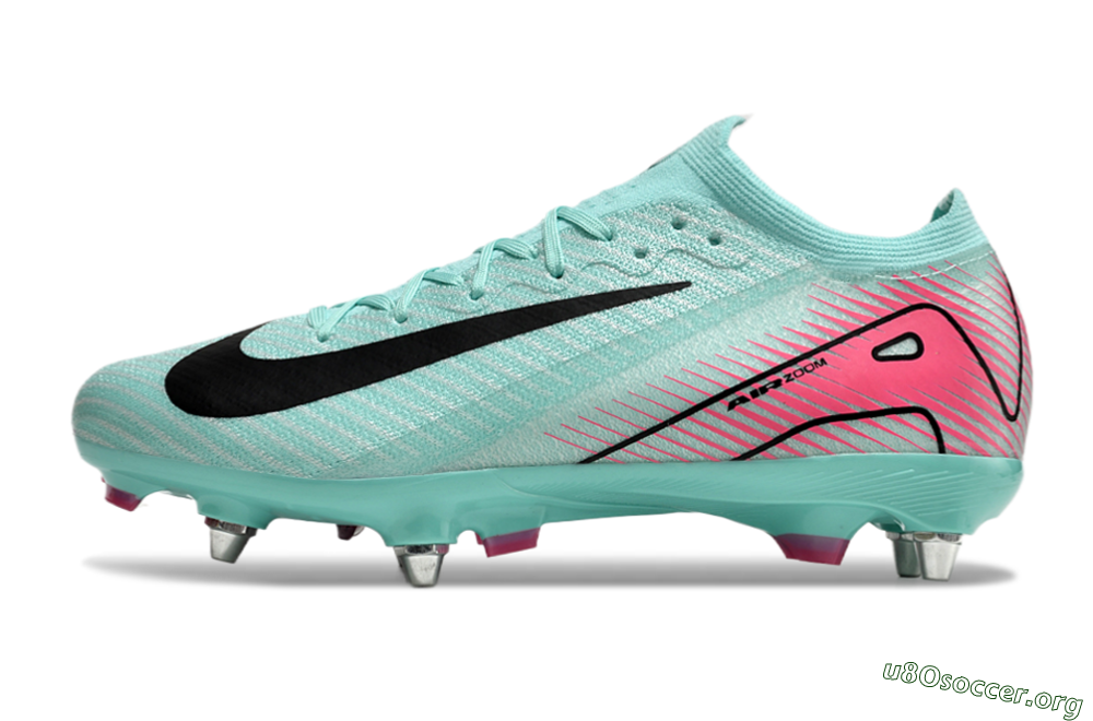 Nike Air Zoom Mercurial Vapor 16 Elite SG Football Boots - Jade/Black/Pink 3