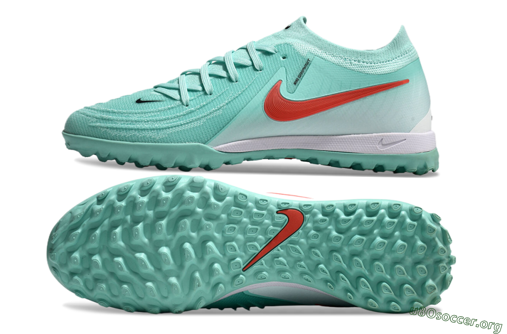 Nike Phantom GX 2 Elite TF Football Shoes - Jade/Red/White 1
