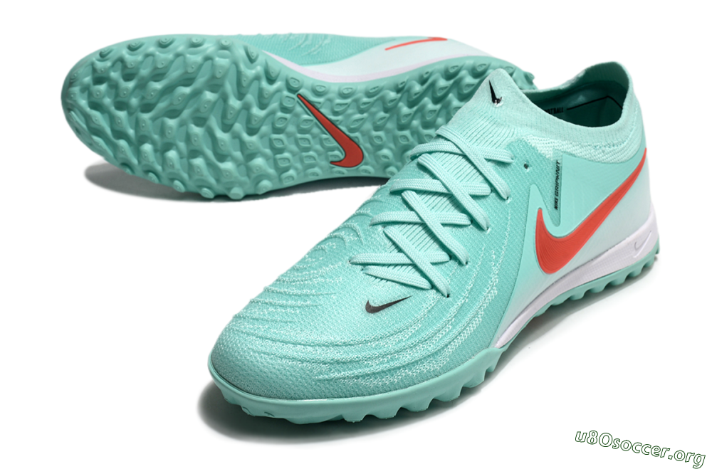 Nike Phantom GX 2 Elite TF Football Shoes - Jade/Red/White 0