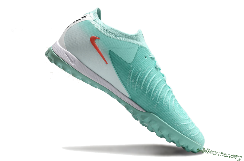 Nike Phantom GX 2 Elite TF Football Shoes - Jade/Red/White 4