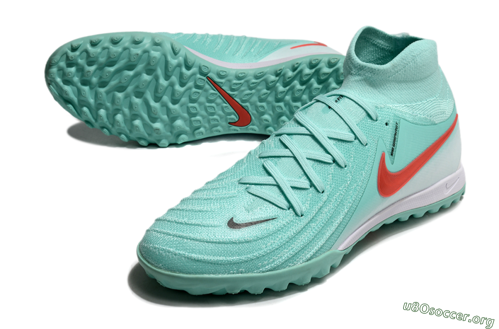 Nike Phantom Luna Elite TF Football Shoes - Jade/Red/White 0