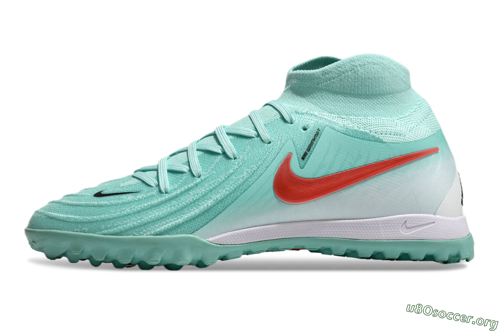 Nike Phantom Luna Elite TF Football Shoes - Jade/Red/White 3