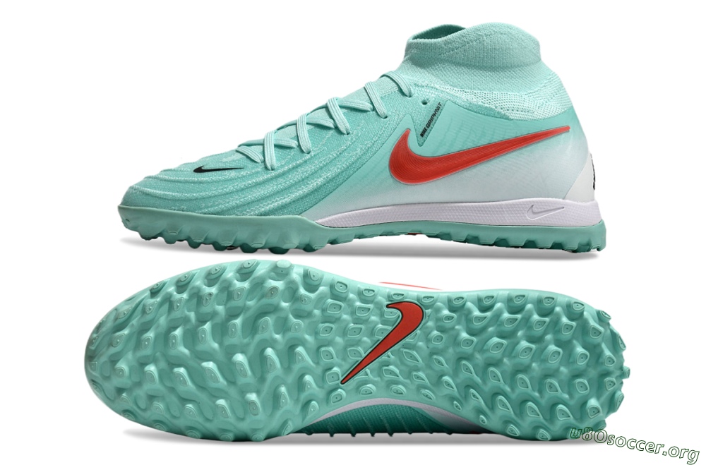 Nike Phantom Luna Elite TF Football Shoes - Jade/Red/White 1