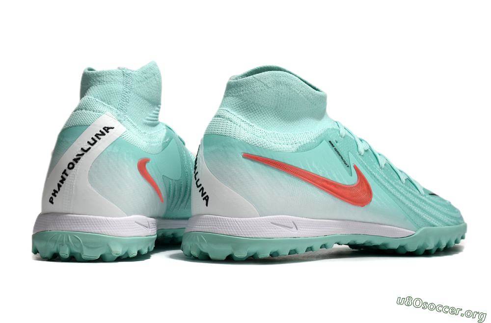 Nike Phantom Luna Elite TF Football Shoes - Jade/Red/White 6