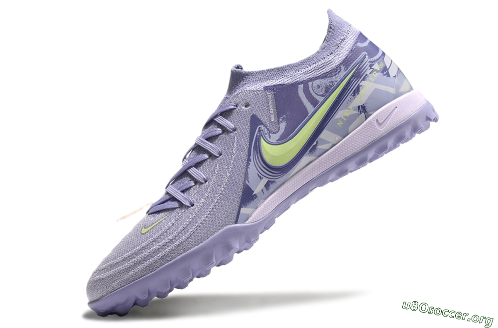 Nike Phantom GX 2 Elite TF Football Shoes - Purple/Yellow/White 5