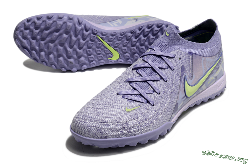 Nike Phantom GX 2 Elite TF Football Shoes - Purple/Yellow/White 0