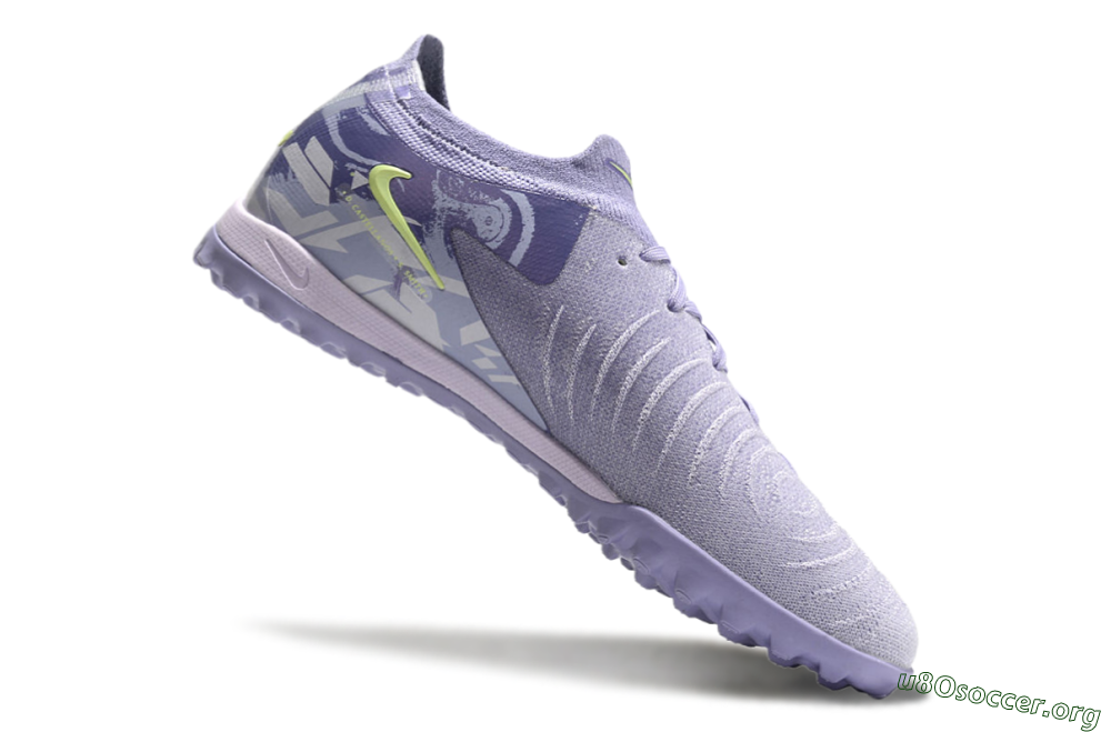 Nike Phantom GX 2 Elite TF Football Shoes - Purple/Yellow/White 4