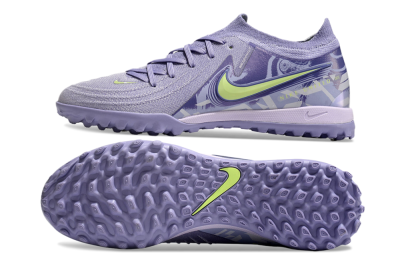Nike Phantom GX 2 Elite TF Football Shoes - Purple/Yellow/White