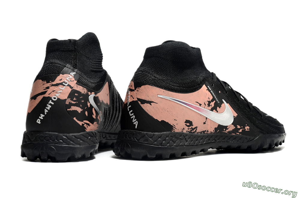 Nike Phantom Luna Elite TF Football Shoes - Black/White/Red 6