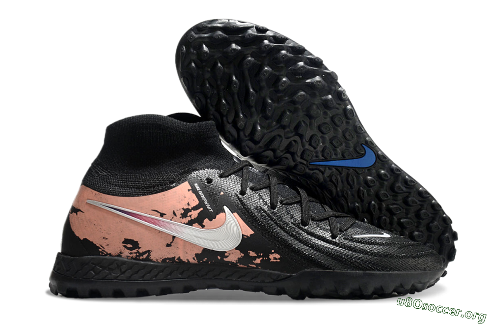 Nike Phantom Luna Elite TF Football Shoes - Black/White/Red 2