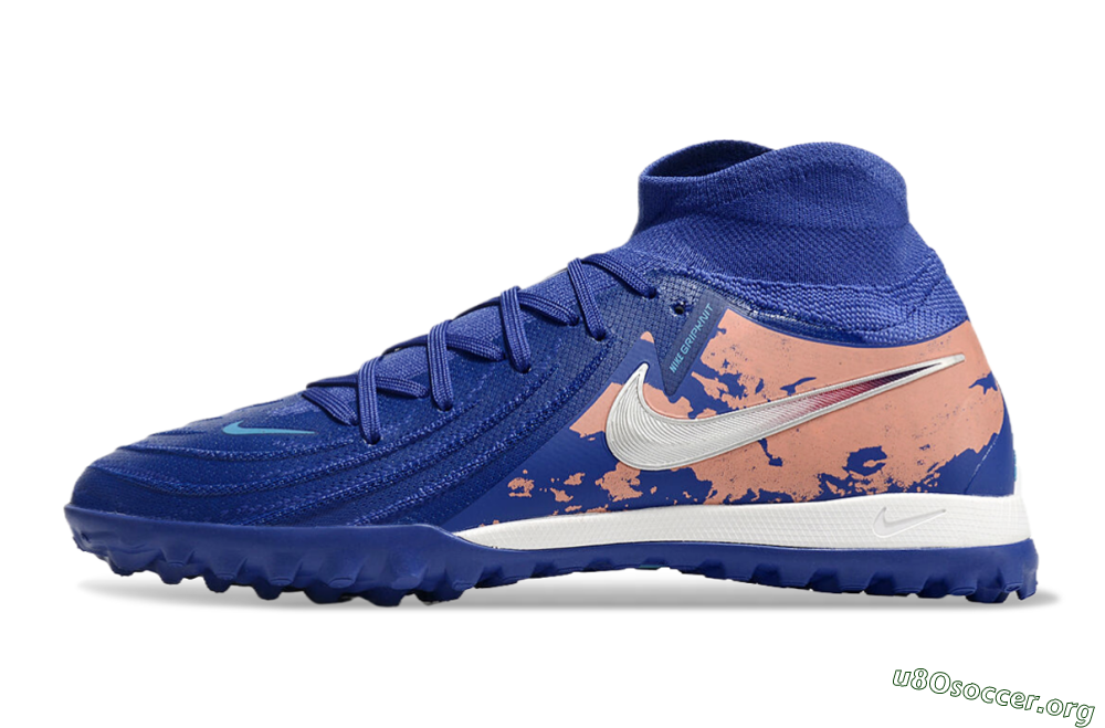 Nike Phantom Luna Elite TF Football Shoes - Blue/White/Red 3