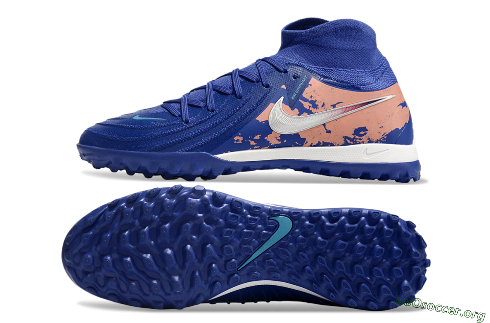 Nike Phantom Luna Elite TF Football Shoes - Blue/White/Red 1