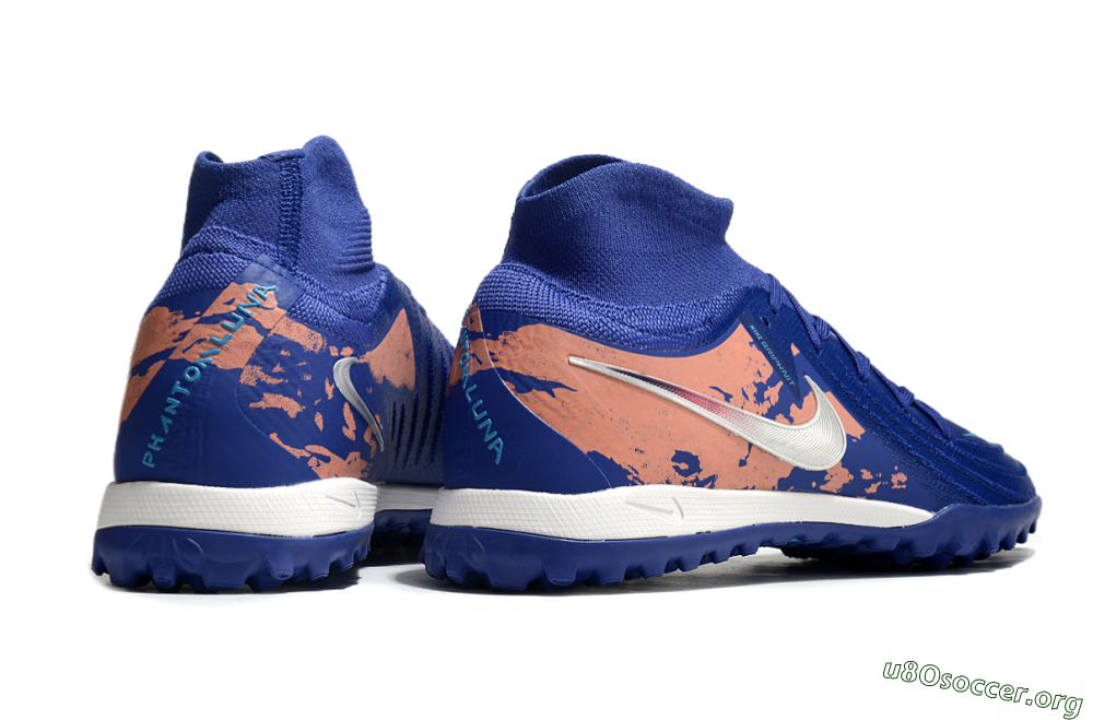 Nike Phantom Luna Elite TF Football Shoes - Blue/White/Red 6