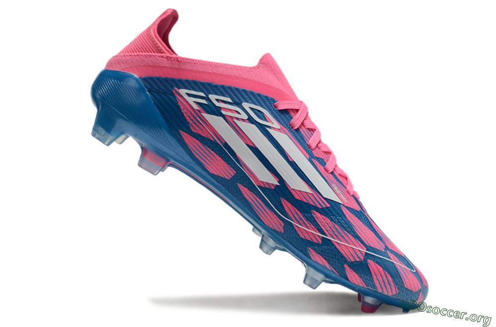 Adidas F50 Elite FG Football Boots - Blue/White/Red 5