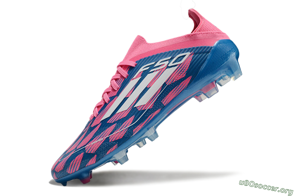 Adidas F50 Elite FG Football Boots - Blue/White/Red 6