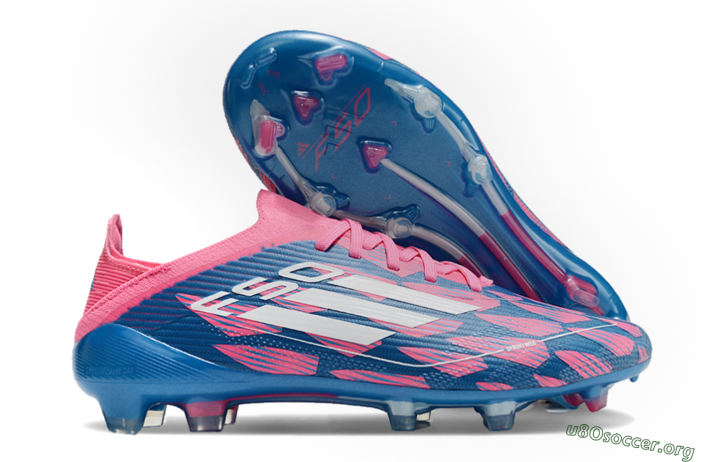Adidas F50 Elite FG Football Boots - Blue/White/Red 2
