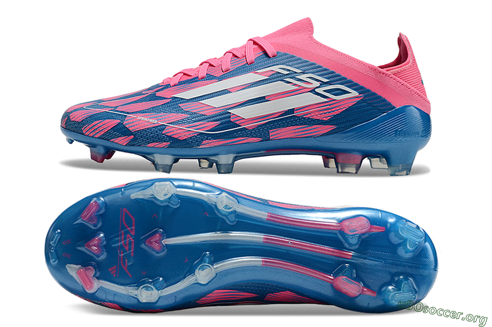 Adidas F50 Elite FG Football Boots - Blue/White/Red 1