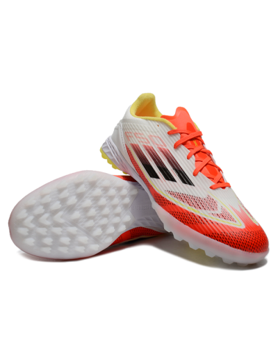 Adidas F50 Pro TF Football Shoes - Red/White/Yellow