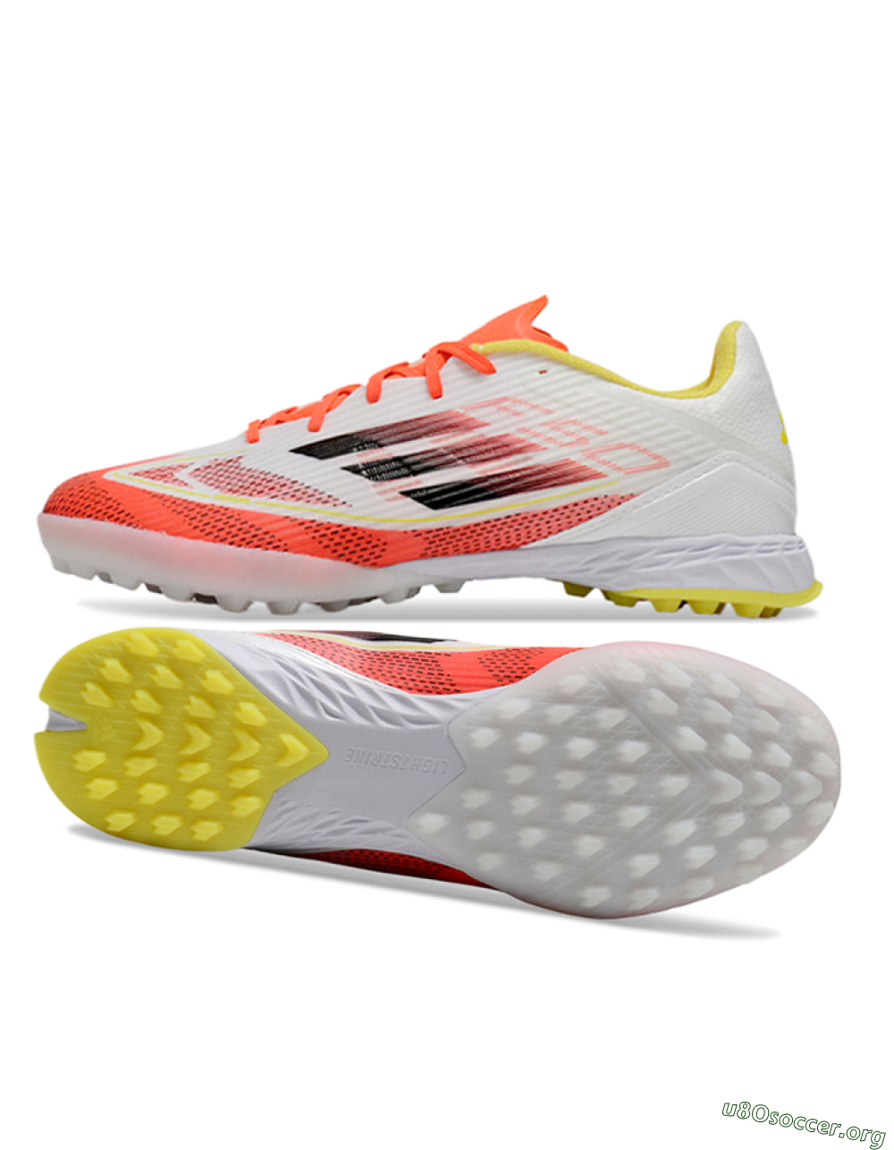 Adidas F50 Pro TF Football Shoes - Red/White/Yellow 1