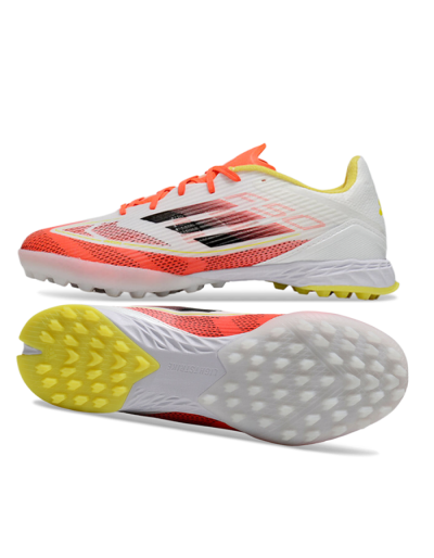 Adidas F50 Pro TF Football Shoes - Red/White/Yellow
