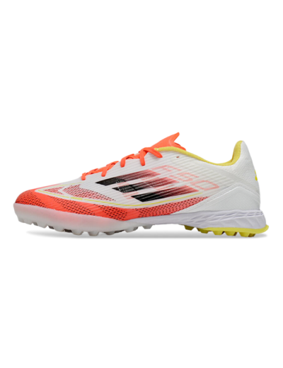 Adidas F50 Pro TF Football Shoes - Red/White/Yellow