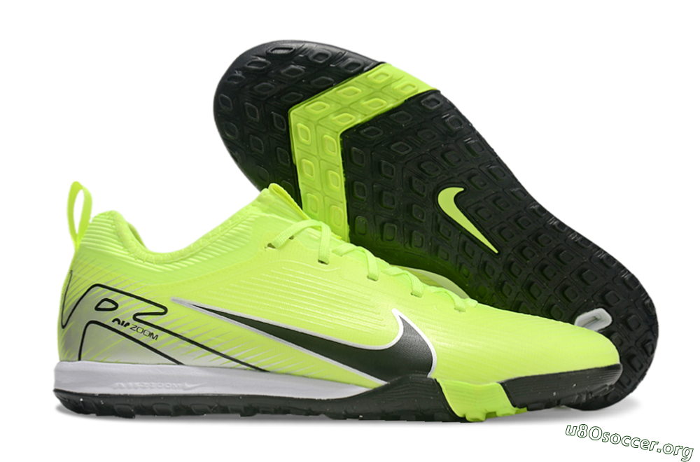 Nike Air Zoom Mercurial Vapor 16 Elite TF Football Shoes - Yellow/Black/White 2