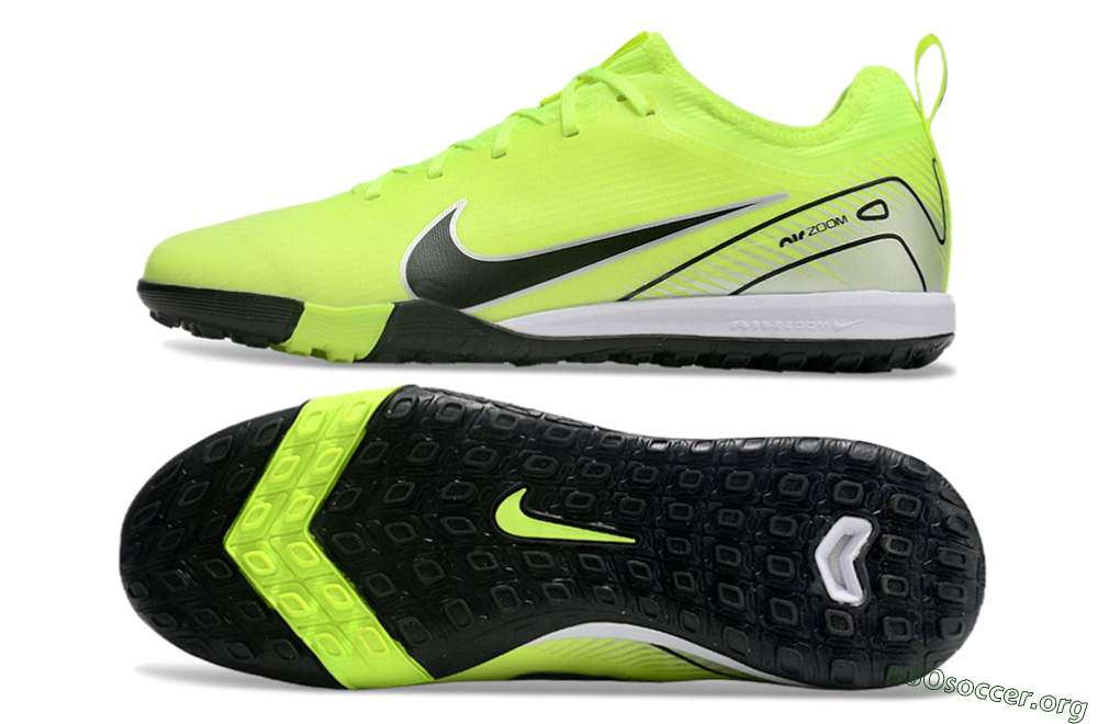 Nike Air Zoom Mercurial Vapor 16 Elite TF Football Shoes - Yellow/Black/White 1