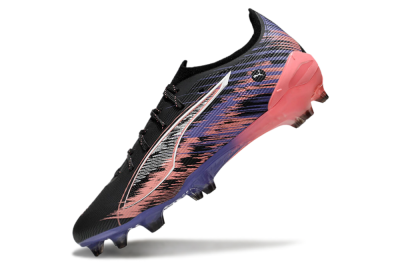 Puma Ultra Ultimate FG Football Boots - Black/White/Purple/Pink