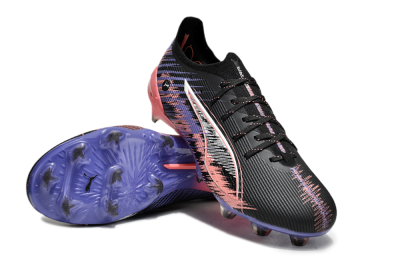 Puma Ultra Ultimate FG Football Boots - Black/White/Purple/Pink