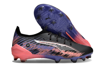Puma Ultra Ultimate FG Football Boots - Black/White/Purple/Pink