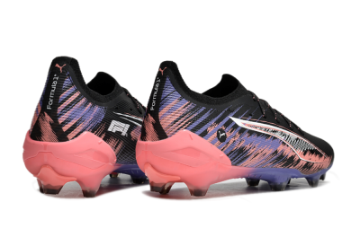 Puma Ultra Ultimate FG Football Boots - Black/White/Purple/Pink