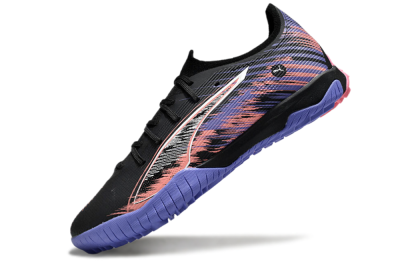 Puma Ultra Ultimate TF Football Shoes - Black/White/Purple/Pink