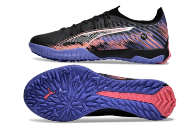 Puma Ultra Ultimate TF Football Shoes - Black/White/Purple/Pink