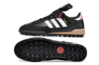 Adidas Mundial Team Astro TF Football Shoes - Black/White/Red