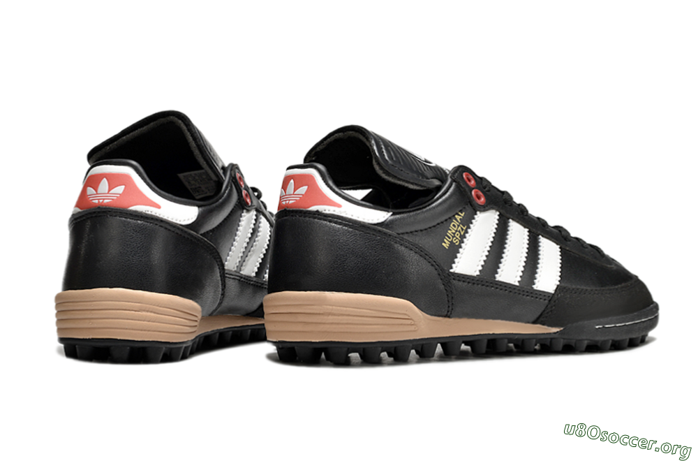 Adidas Mundial Team Astro TF Football Shoes - Black/White/Red 6