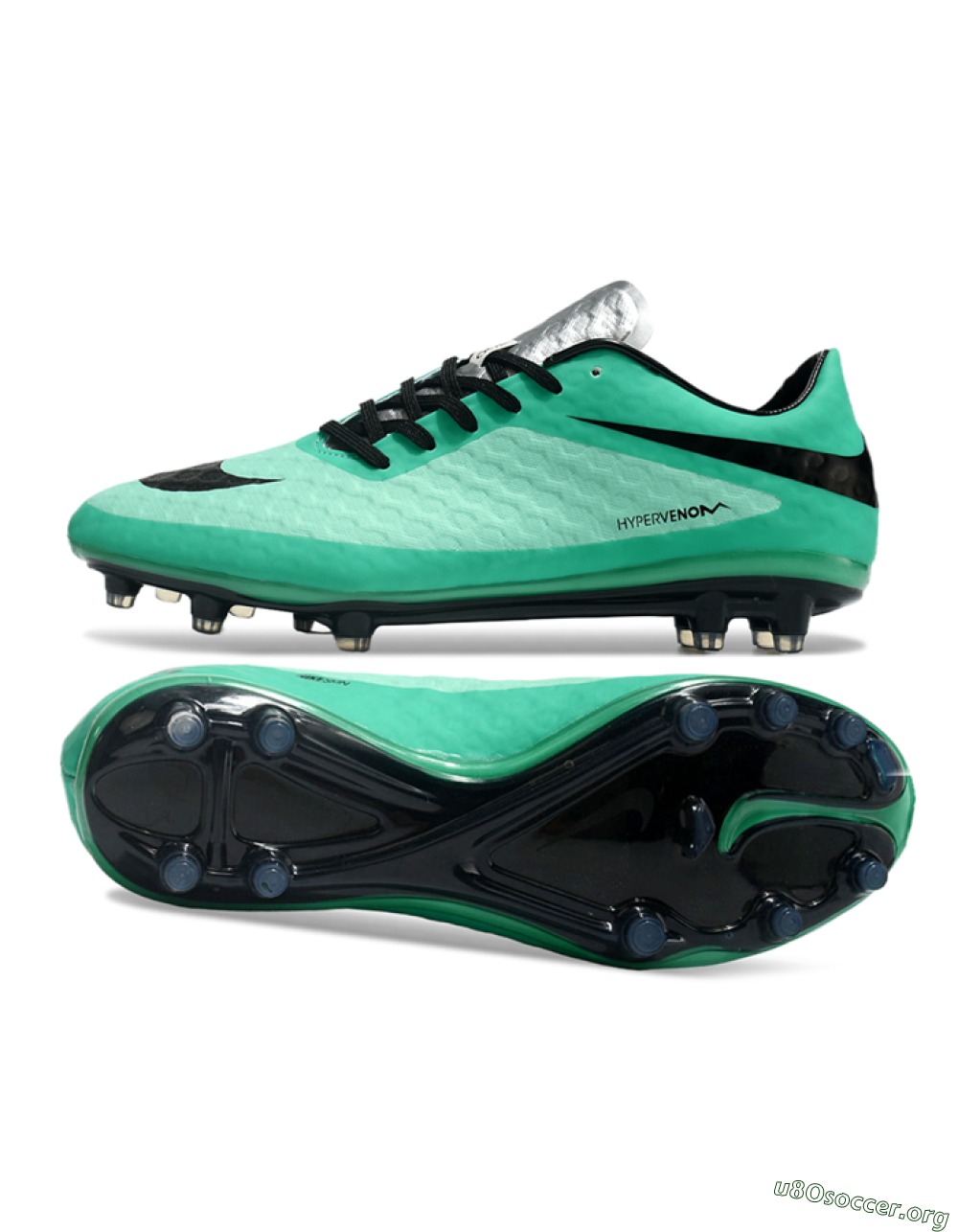 Nike Hypervenom Phantom FG Football Boots - Green/Black/Silver 1