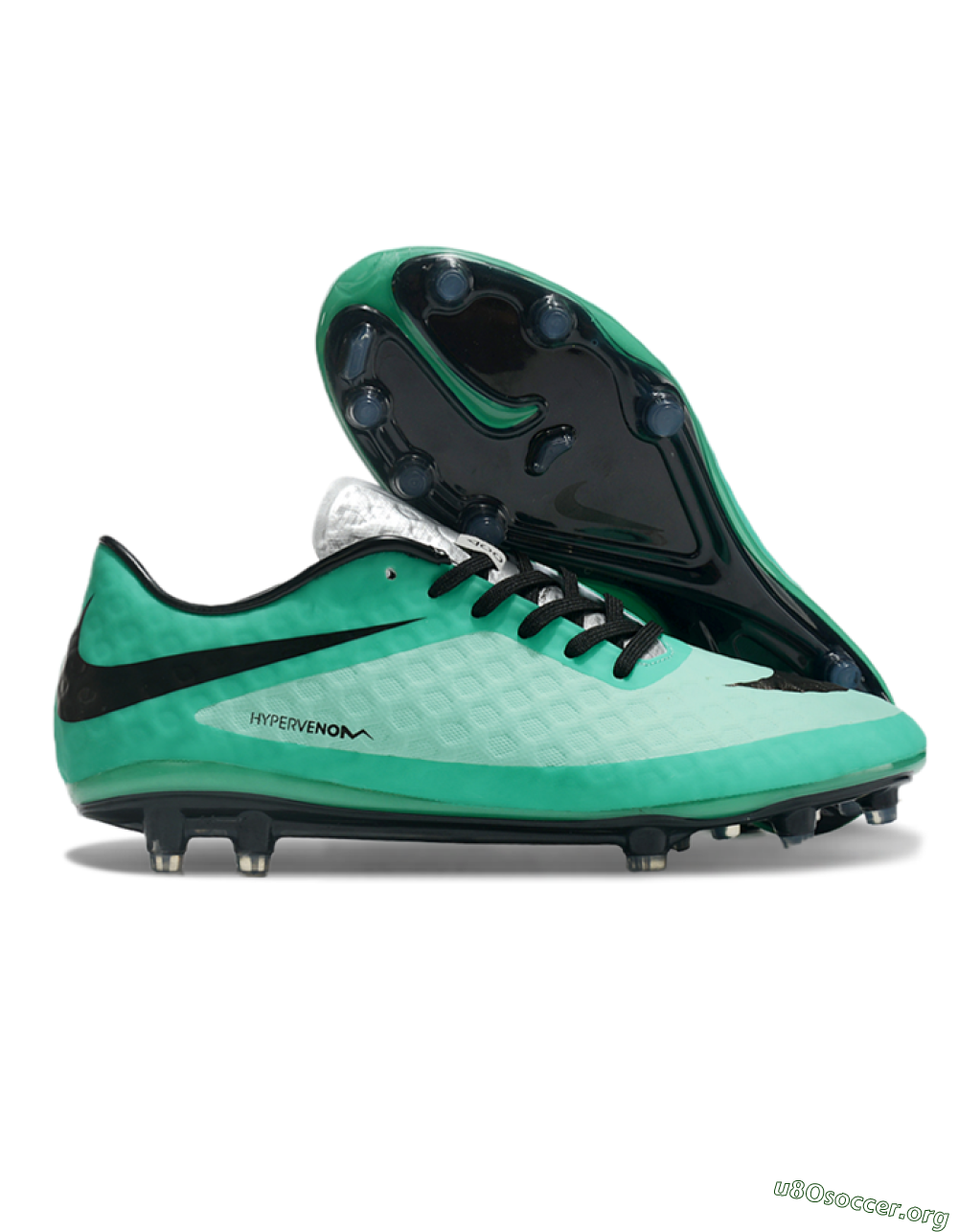 Nike Hypervenom Phantom FG Football Boots - Green/Black/Silver 2
