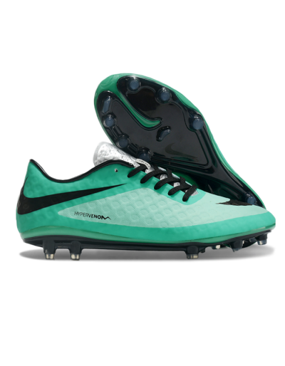 Nike Hypervenom Phantom FG Football Boots - Green/Black/Silver