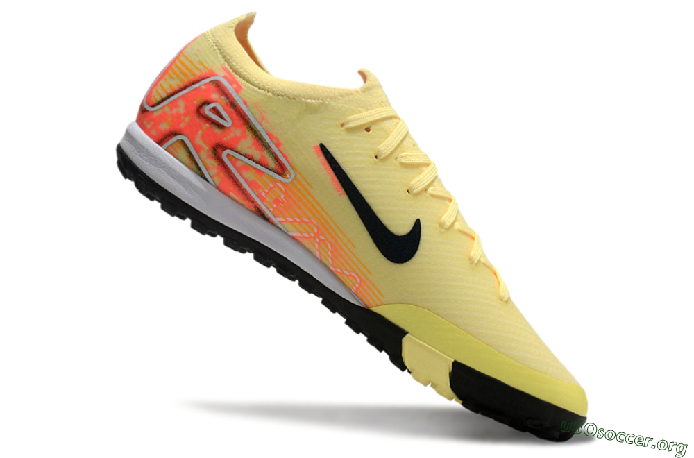 Nike Air Zoom Mercurial Vapor 16 Elite TF Football Shoes - Yellow/Black/Red 4