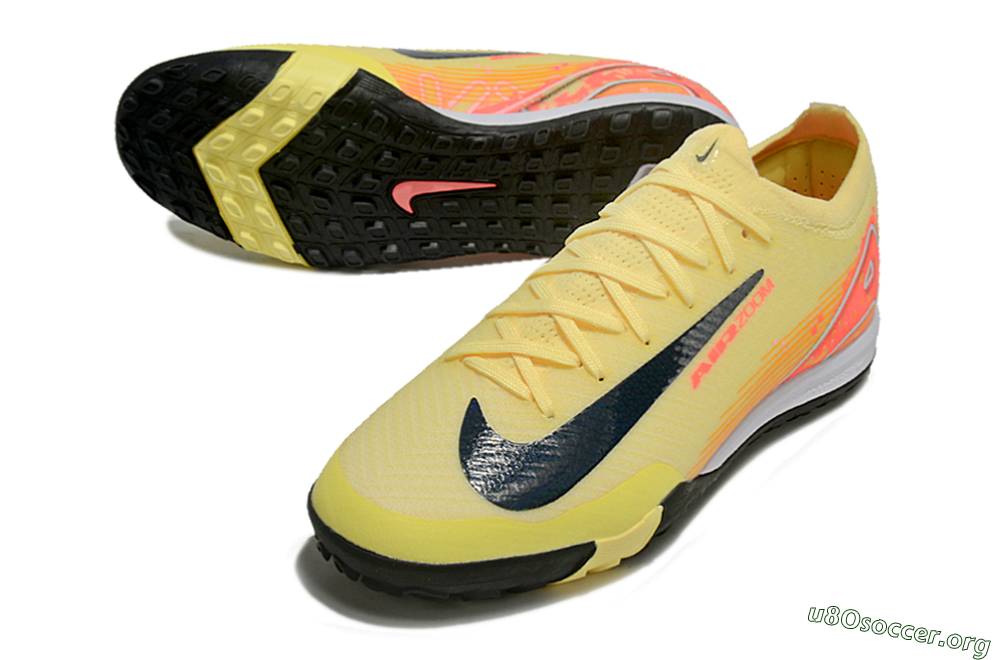 Nike Air Zoom Mercurial Vapor 16 Elite TF Football Shoes - Yellow/Black/Red 0