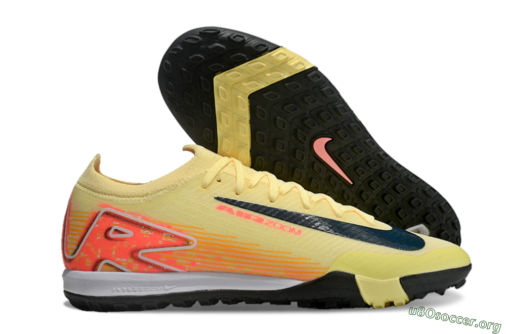 Nike Air Zoom Mercurial Vapor 16 Elite TF Football Shoes - Yellow/Black/Red 2