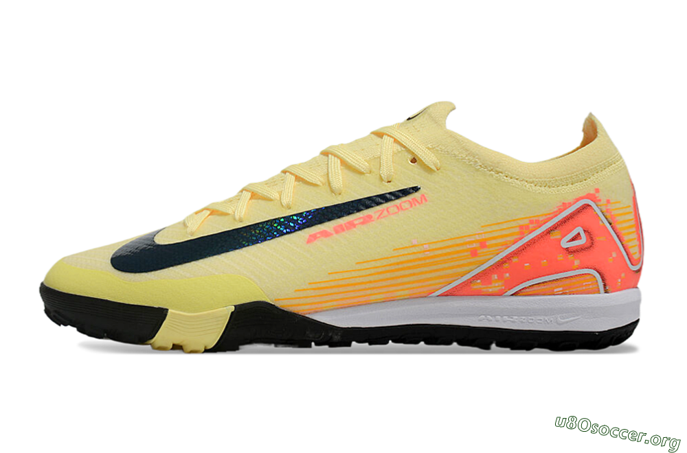 Nike Air Zoom Mercurial Vapor 16 Elite TF Football Shoes - Yellow/Black/Red 3