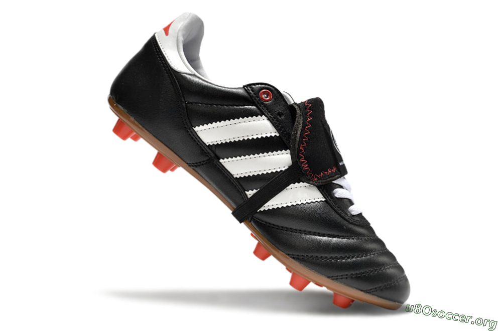 Adidas Mundial Team Astro TF Football Shoes - Black/White/Red 4