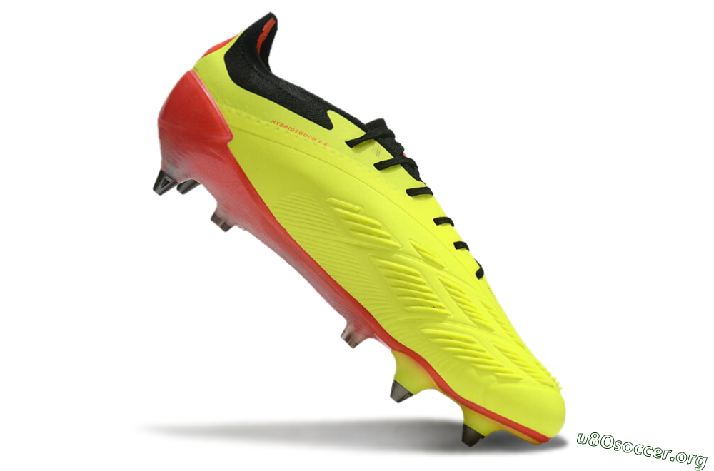 Adidas Predator 24 Elite SG Football Boots - Yellow/Black/Red 4