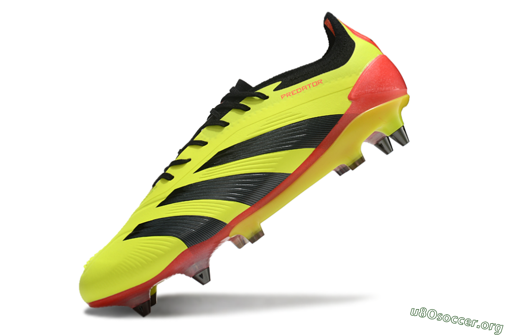 Adidas Predator 24 Elite SG Football Boots - Yellow/Black/Red 5
