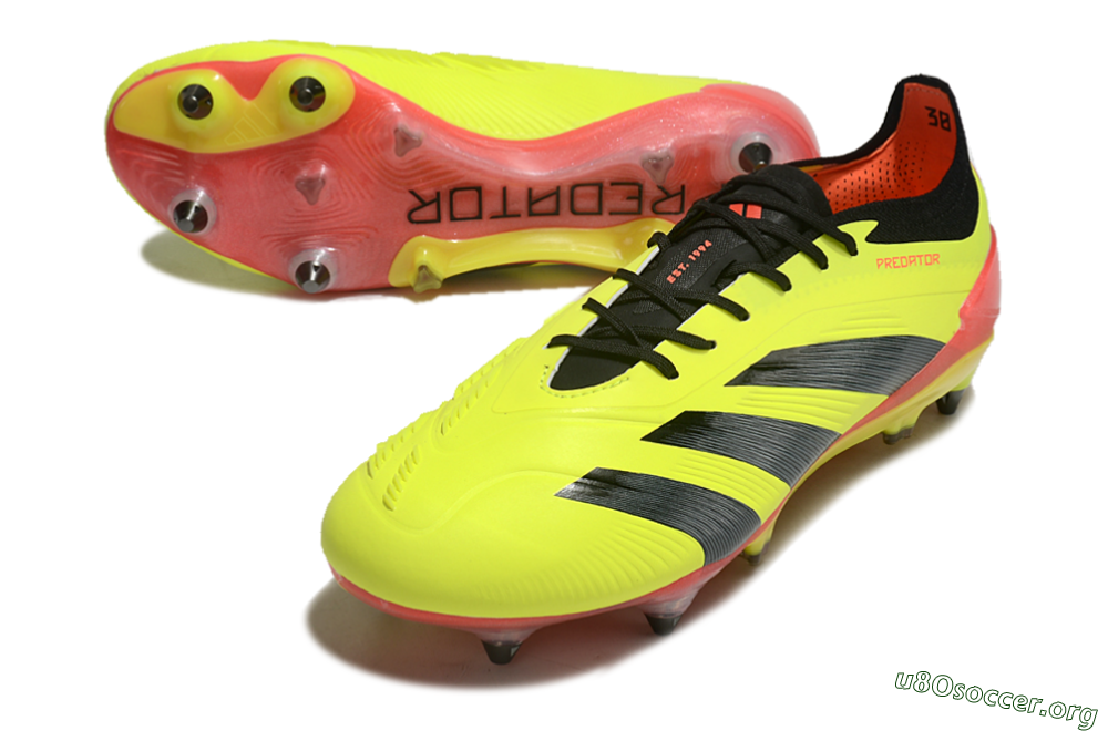 Adidas Predator 24 Elite SG Football Boots - Yellow/Black/Red 0