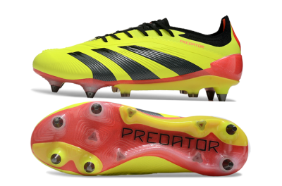 Adidas Predator 24 Elite SG Football Boots - Yellow/Black/Red